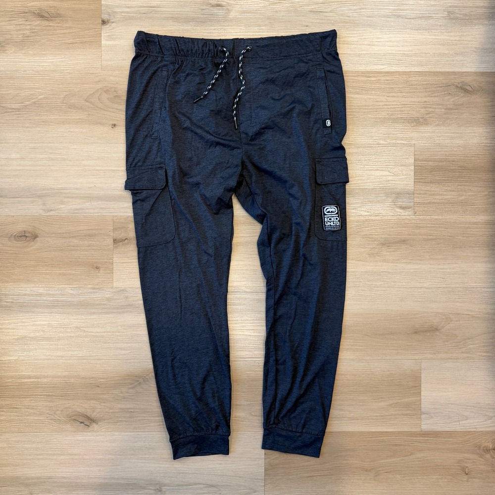 Ecko Unltd.‎ Men's Jogger Pants Gray/Black, Size 2XL